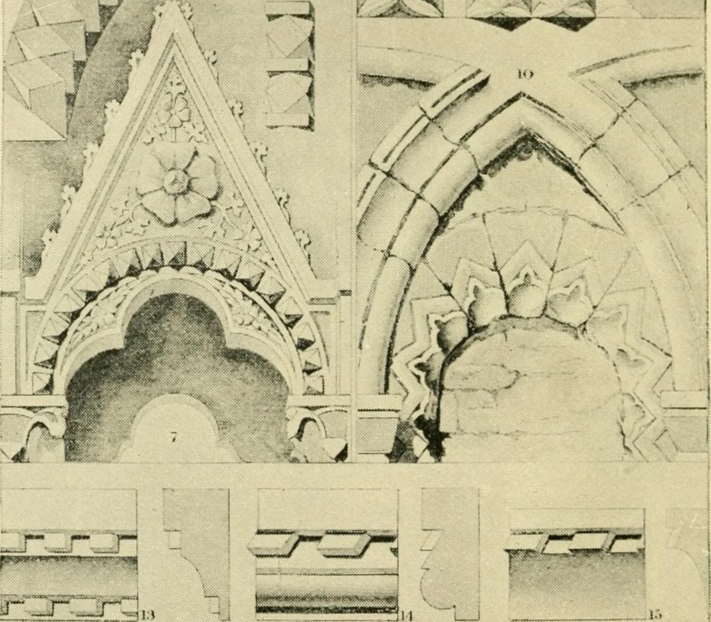 An illustration from The stones of Venice, 1851, leaf 283