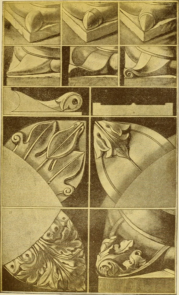 An illustration from The stones of Venice, 1851, leaf 312