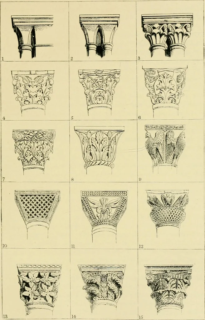 An illustration from The stones of Venice, 1851, leaf 152