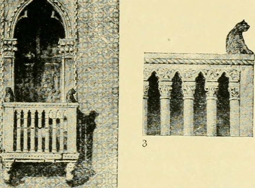 An illustration from The stones of Venice, 1851, leaf 274