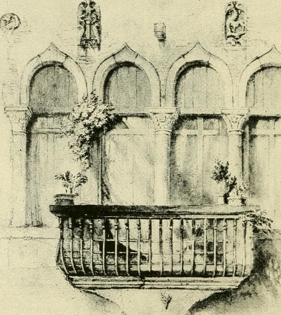 An illustration from The stones of Venice, 1851, leaf 285