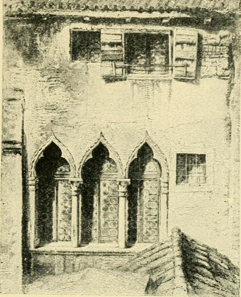 An illustration from The stones of Venice, 1851, leaf 302