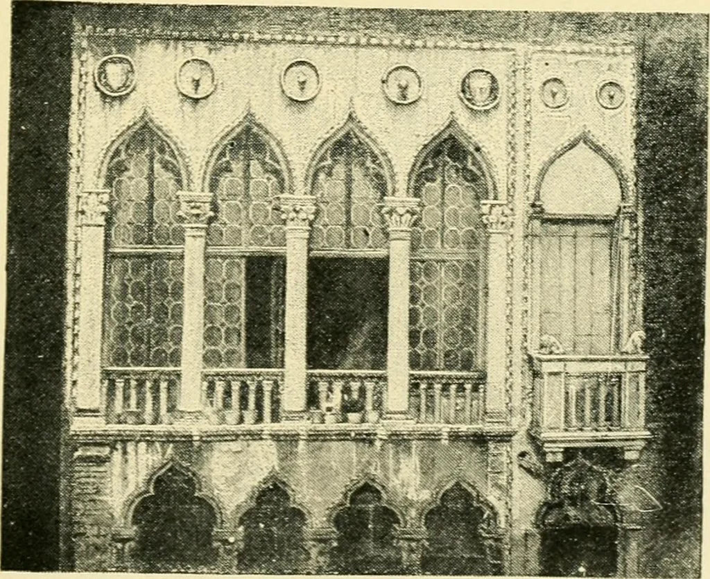 An illustration from The stones of Venice, 1851, leaf 302