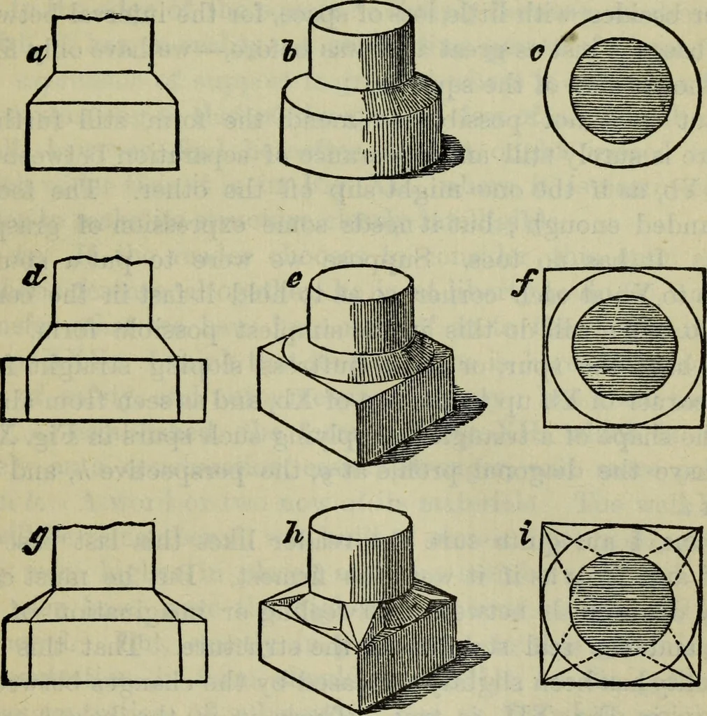 An illustration from The stones of Venice, 1890, leaf 100