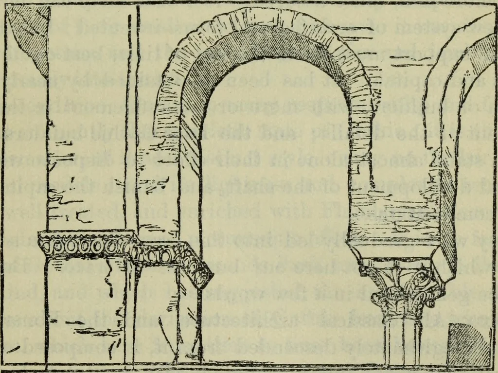 An illustration from The stones of Venice, 1890, leaf 140
