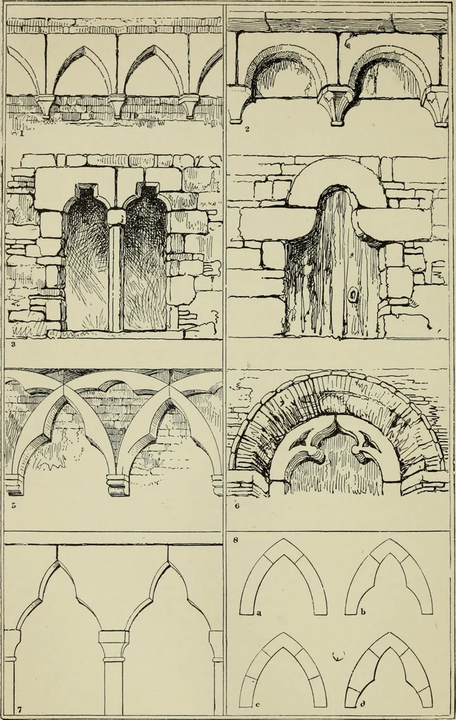 An illustration from The stones of Venice, 1890, leaf 159