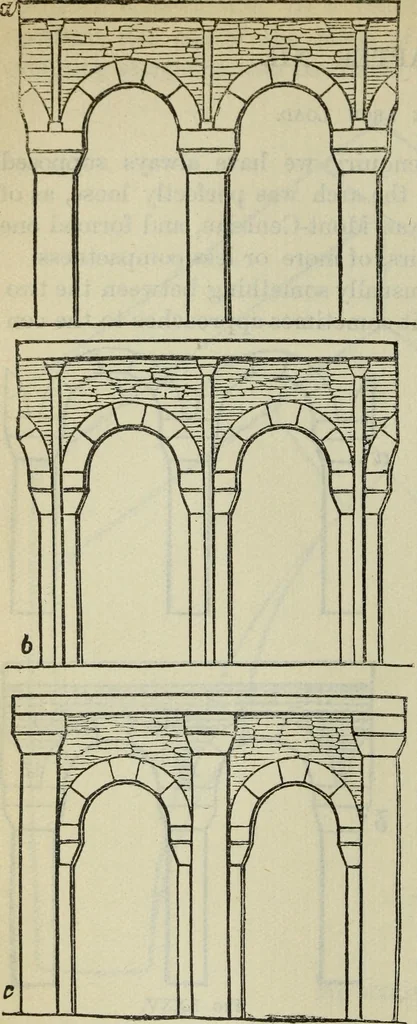An illustration from The stones of Venice, 1890, leaf 171