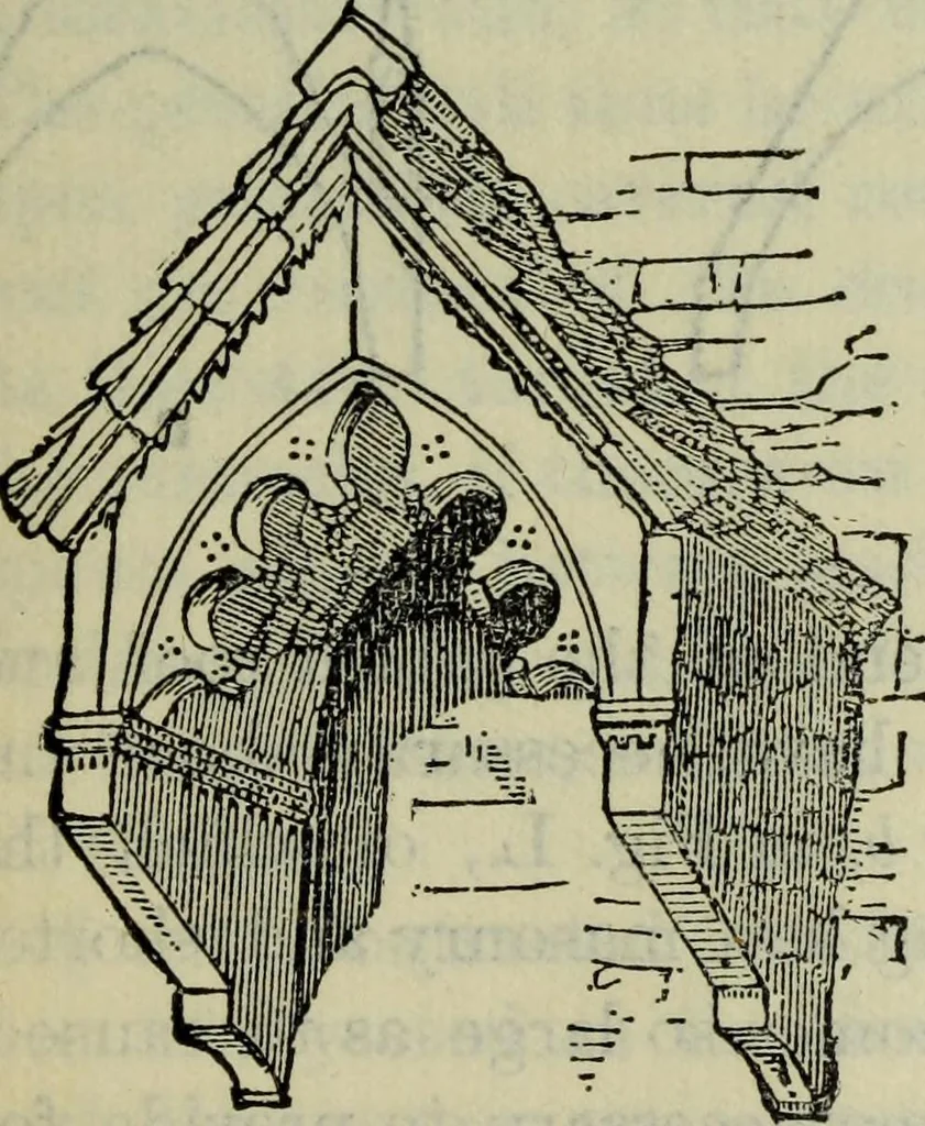 An illustration from The stones of Venice, 1890, leaf 218