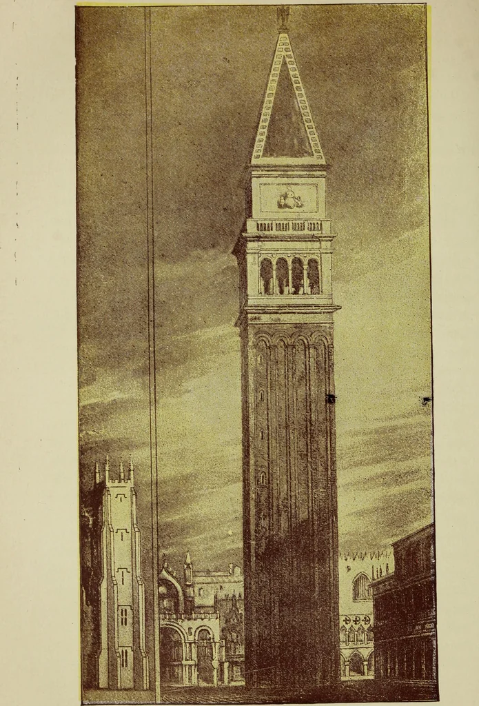 An illustration from The stones of Venice, 1890, leaf 229