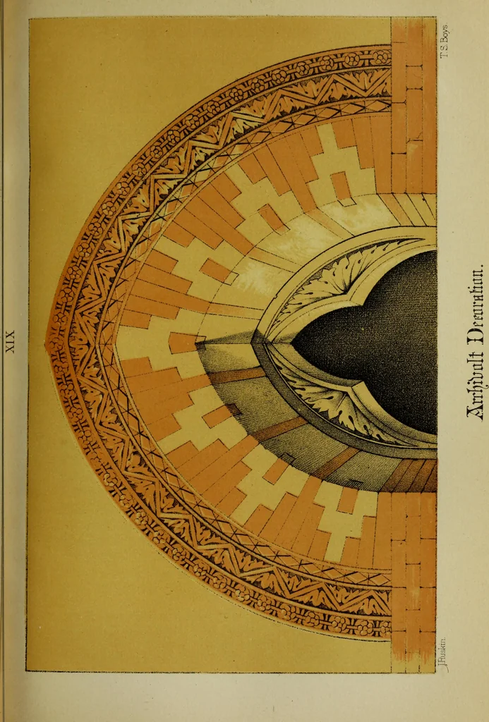 An illustration from The stones of Venice, 1890, leaf 374
