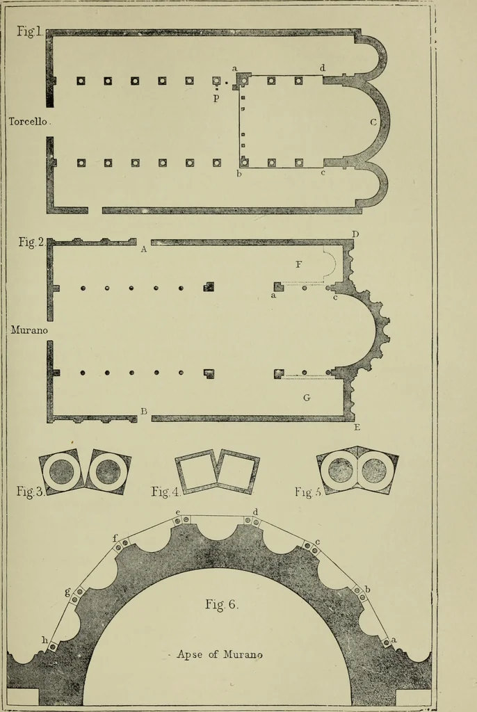 An illustration from The stones of Venice, 1890, leaf 510
