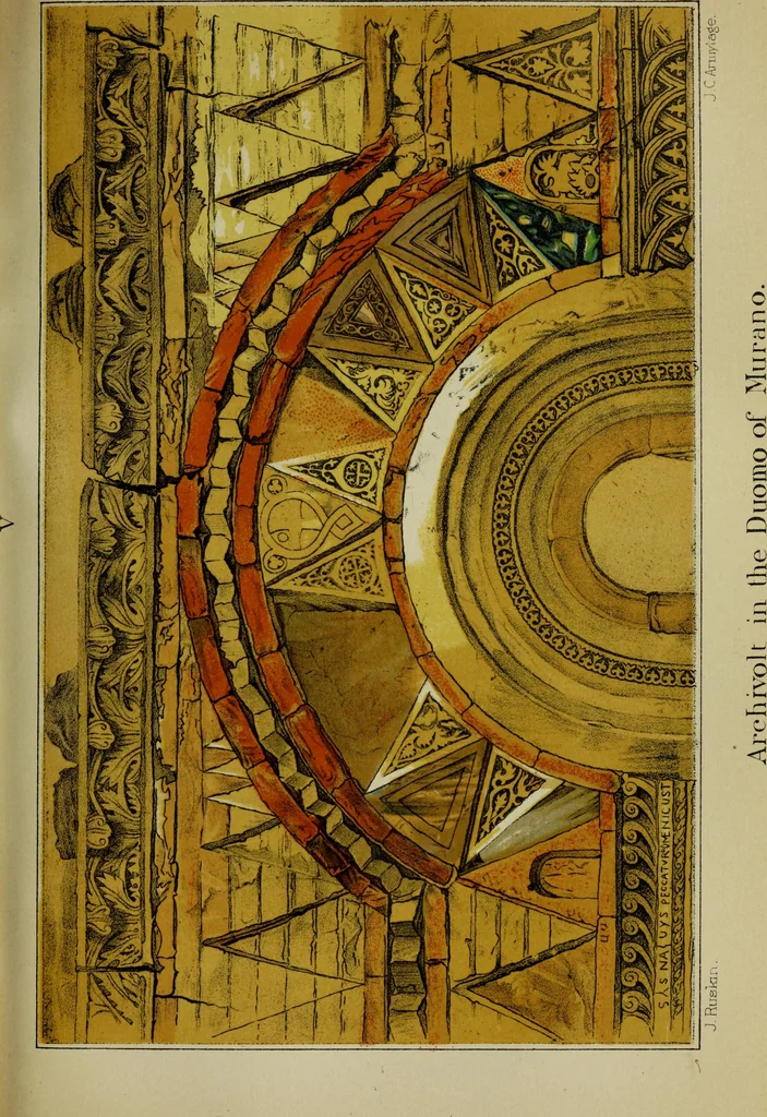 An illustration from The stones of Venice, 1890, leaf 548