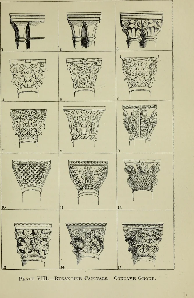 An illustration from The stones of Venice, 1890, leaf 638
