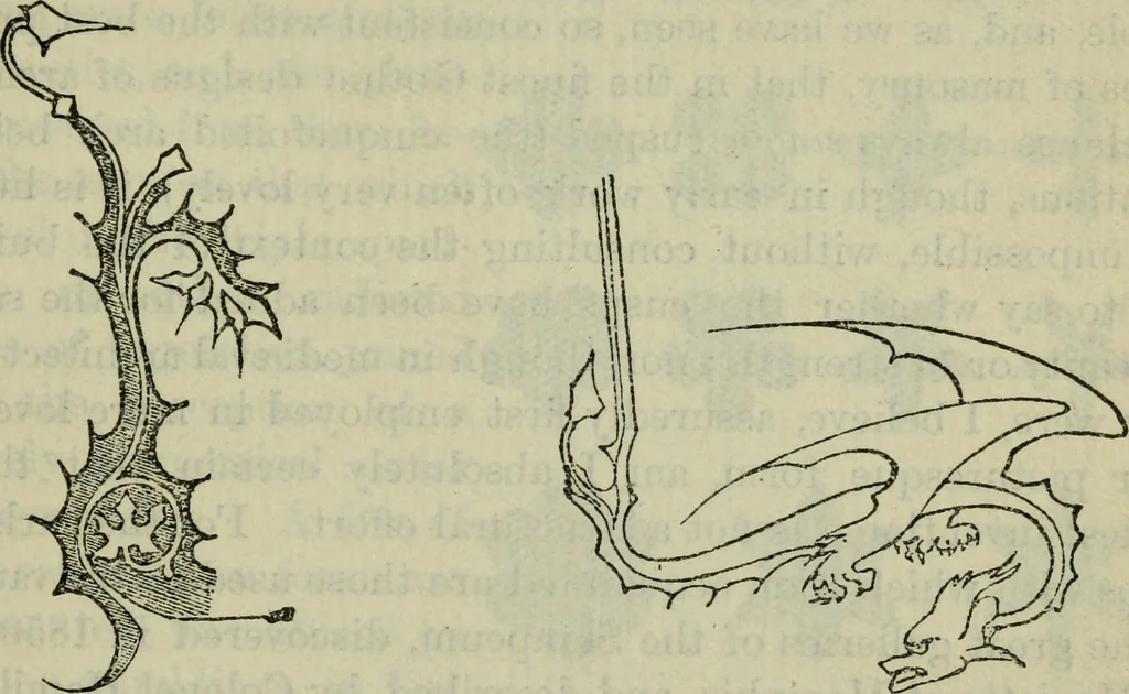 An illustration from The stones of Venice, 1890, leaf 730