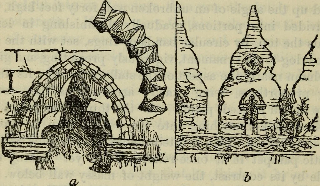 An illustration from The stones of Venice, 1890, leaf 753