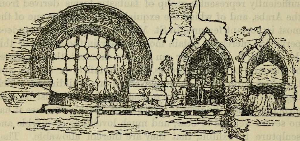 An illustration from The stones of Venice, 1890, leaf 767