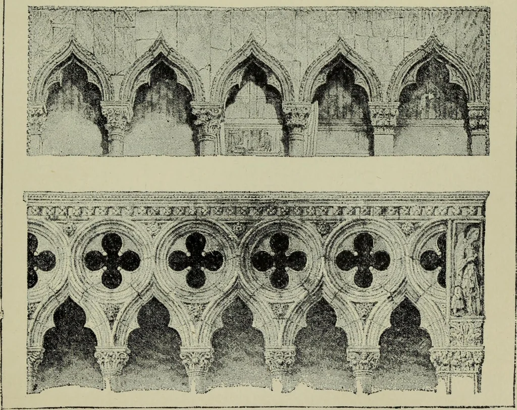 An illustration from The stones of Venice, 1890, leaf 780