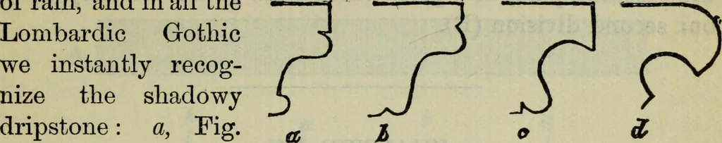 An illustration from The stones of Venice, 1890, leaf 92