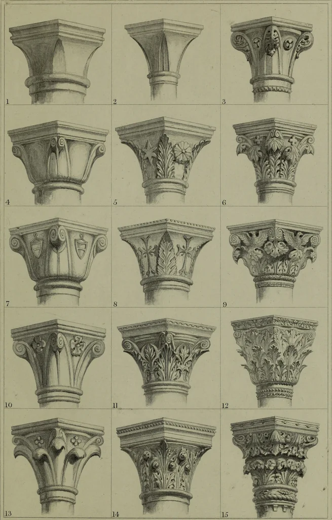 An illustration from The stones of Venice, 1886, leaf 26