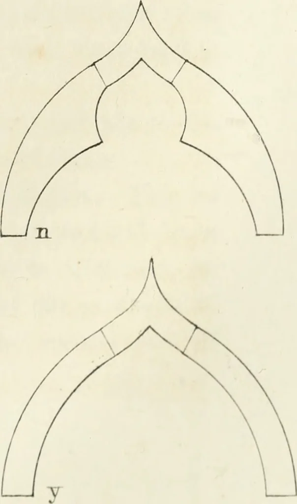 An illustration from The stones of Venice, 1851, leaf 158