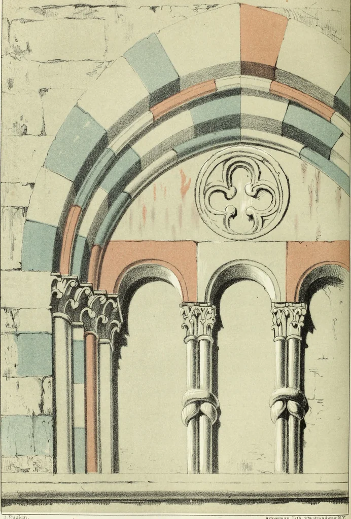 An illustration from The stones of Venice, 1851, leaf 169