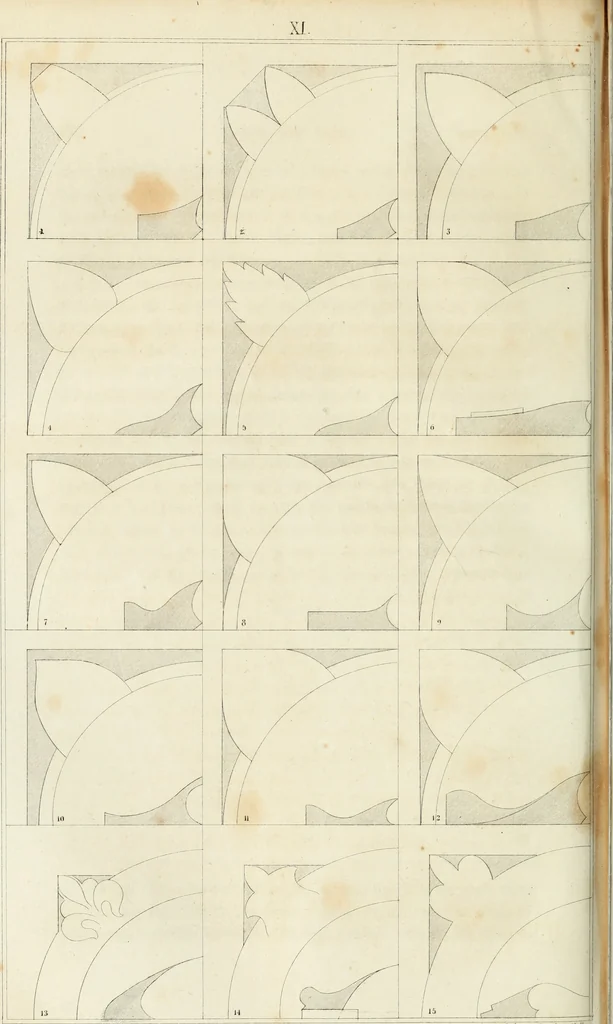 An illustration from The stones of Venice, 1851, leaf 329