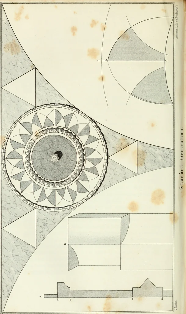 An illustration from The stones of Venice, 1851, leaf 347