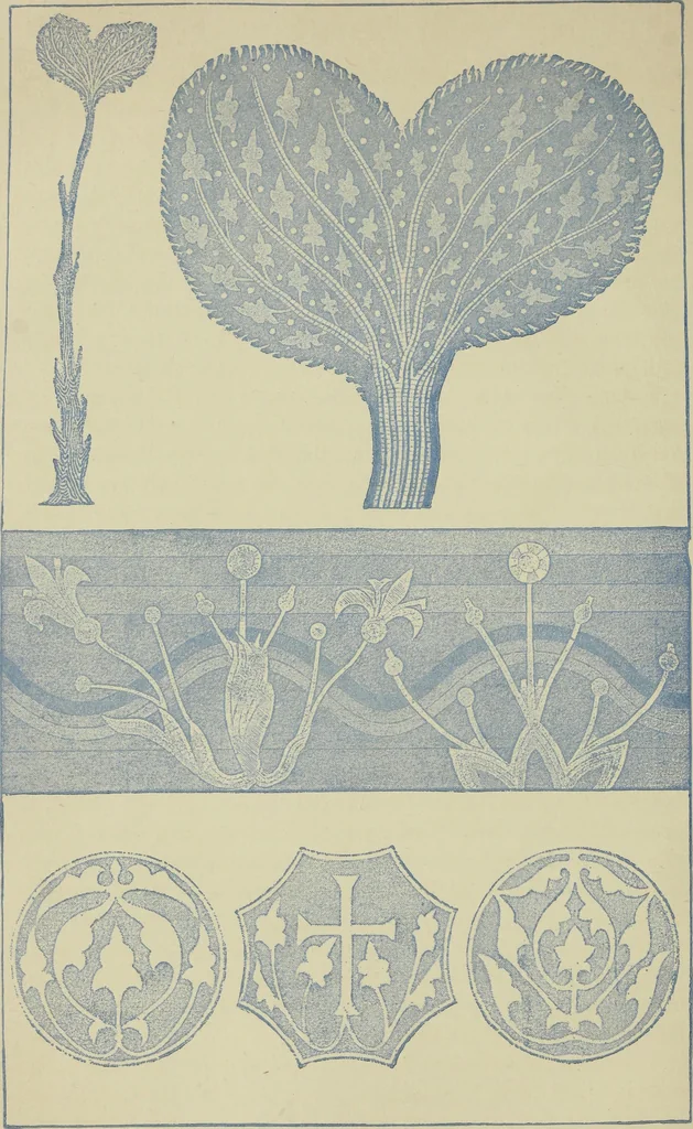 An illustration from The stones of Venice, 1890, leaf 195