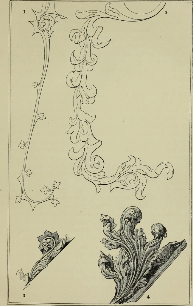 An illustration from The stones of Venice, 1890, leaf 20