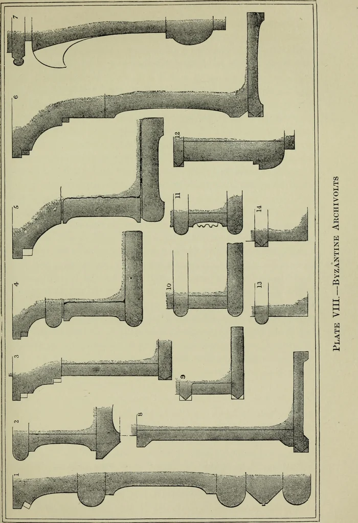 An illustration from The stones of Venice, 1890, leaf 270