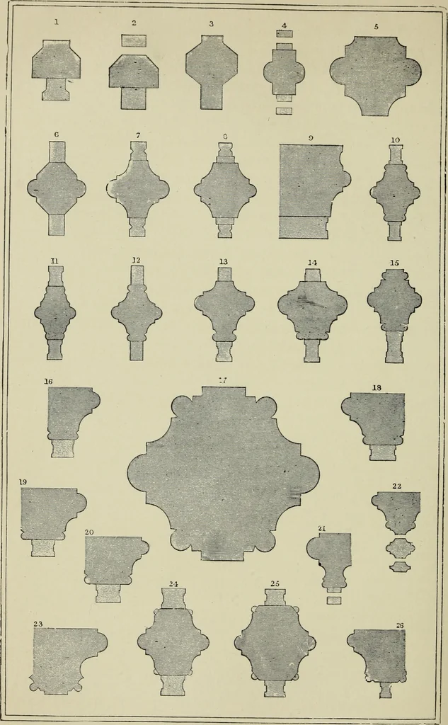 An illustration from The stones of Venice, 1890, leaf 285