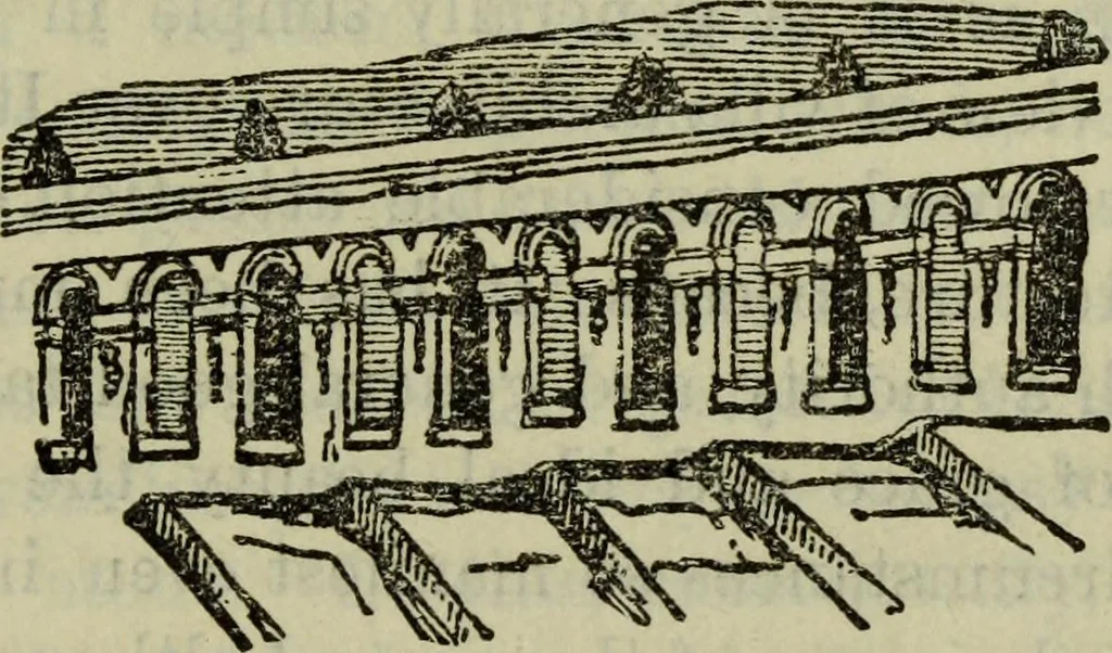An illustration from The stones of Venice, 1890, leaf 492