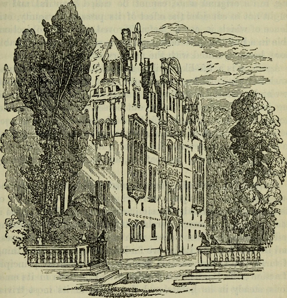 An illustration from The stones of Venice, 1890, leaf 524