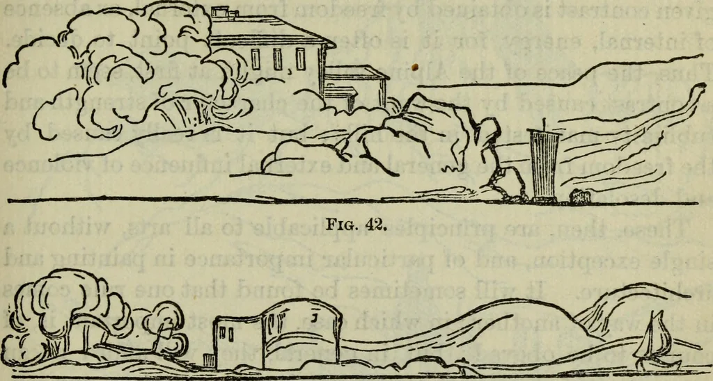An illustration from The stones of Venice, 1890, leaf 572