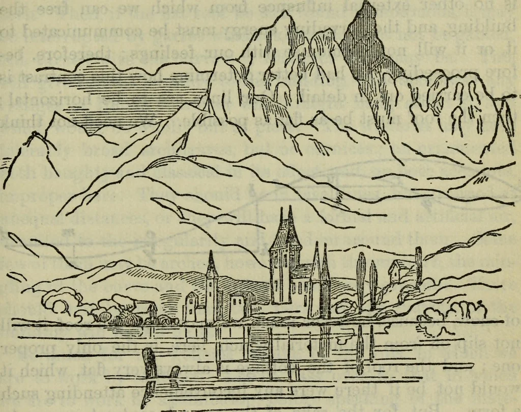 An illustration from The stones of Venice, 1890, leaf 574