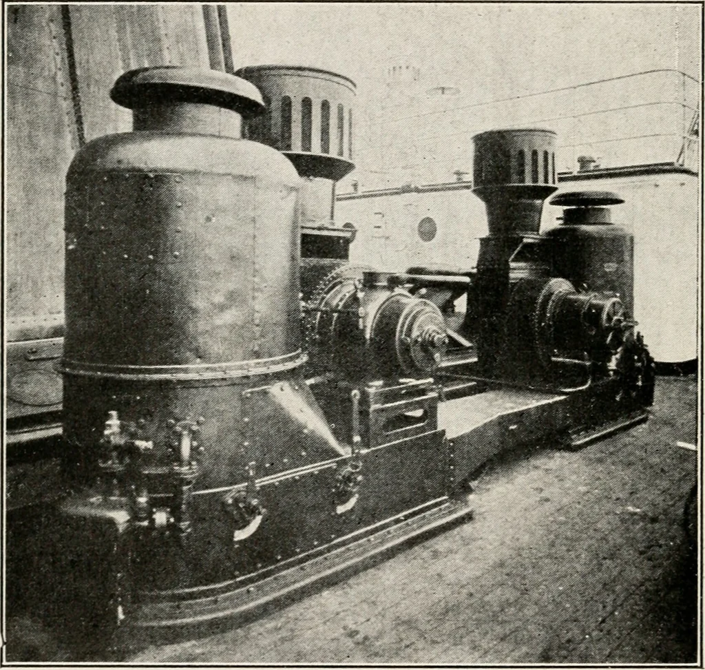 An illustration from Cold storage, heating and ventilating on board ship, 1911, leaf 233