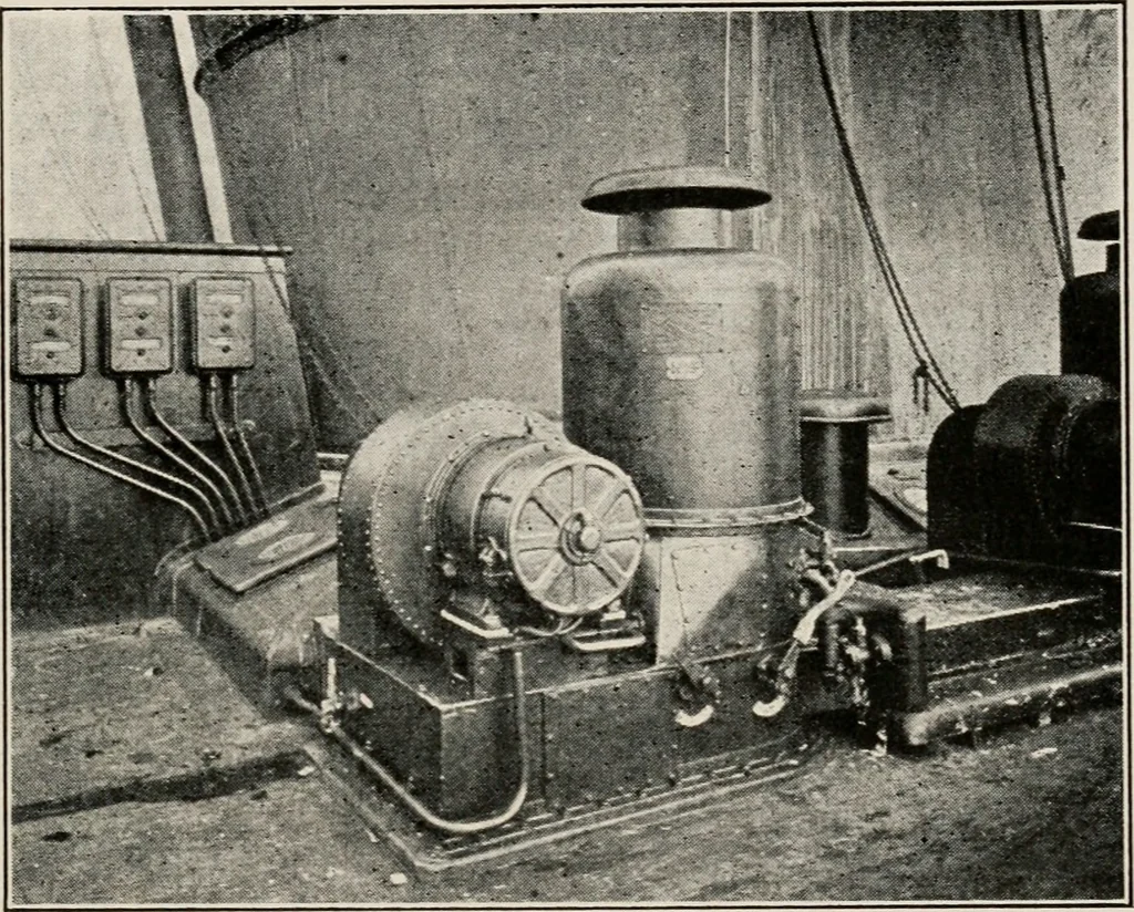 An illustration from Cold storage, heating and ventilating on board ship, 1911, leaf 234