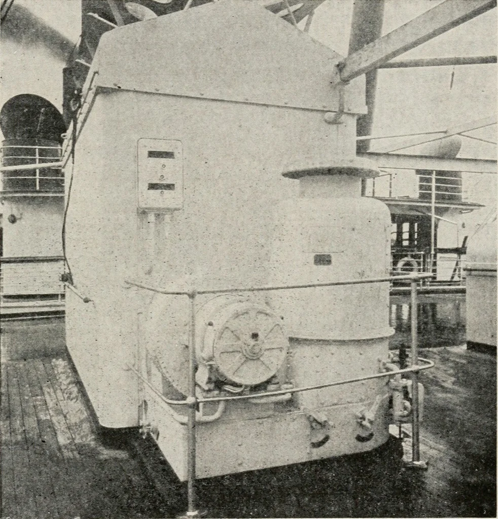 An illustration from Cold storage, heating and ventilating on board ship, 1911, leaf 236
