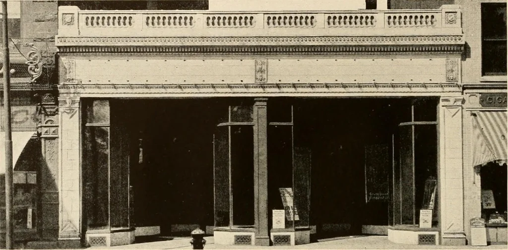 An illustration from Store fronts in Terra Cotta., 1916, leaf 15