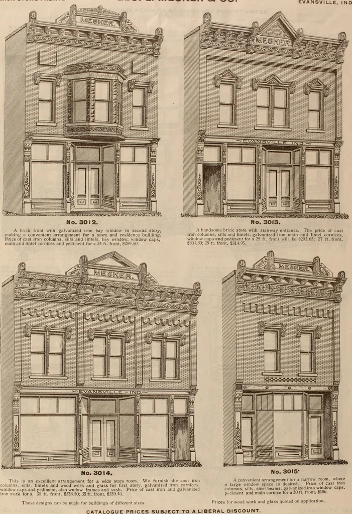 An illustration from Store fronts : our specialties: cast iron, steel, galvanized iron, woodwork, wrought iron., 1904, leaf 10