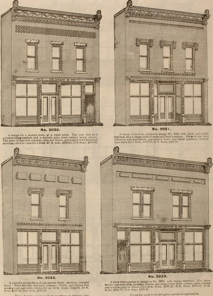 An illustration from Store fronts : our specialties: cast iron, steel, galvanized iron, woodwork, wrought iron., 1904, leaf 12