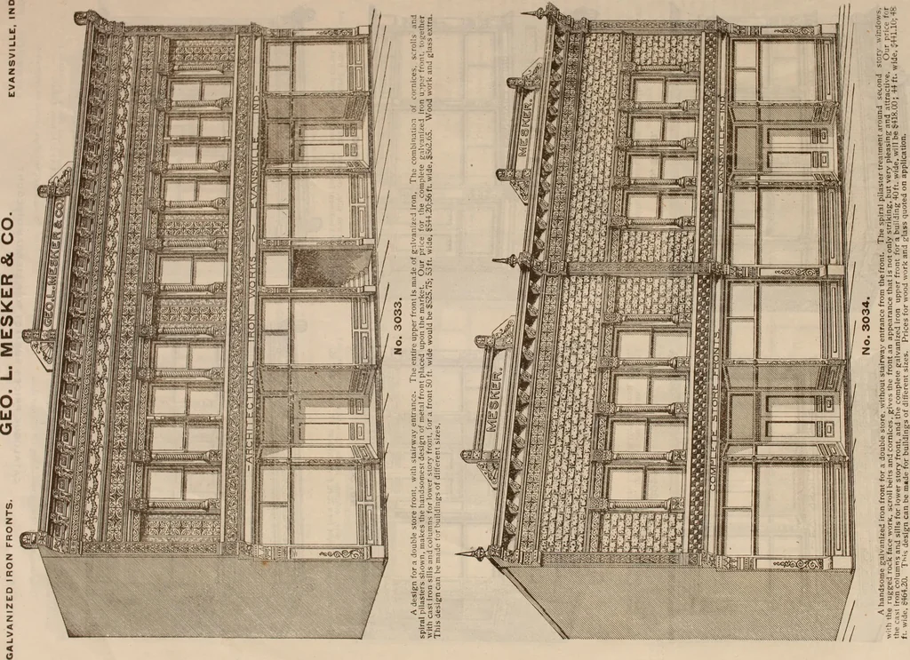 An illustration from Store fronts : our specialties: cast iron, steel, galvanized iron, woodwork, wrought iron., 1904, leaf 15