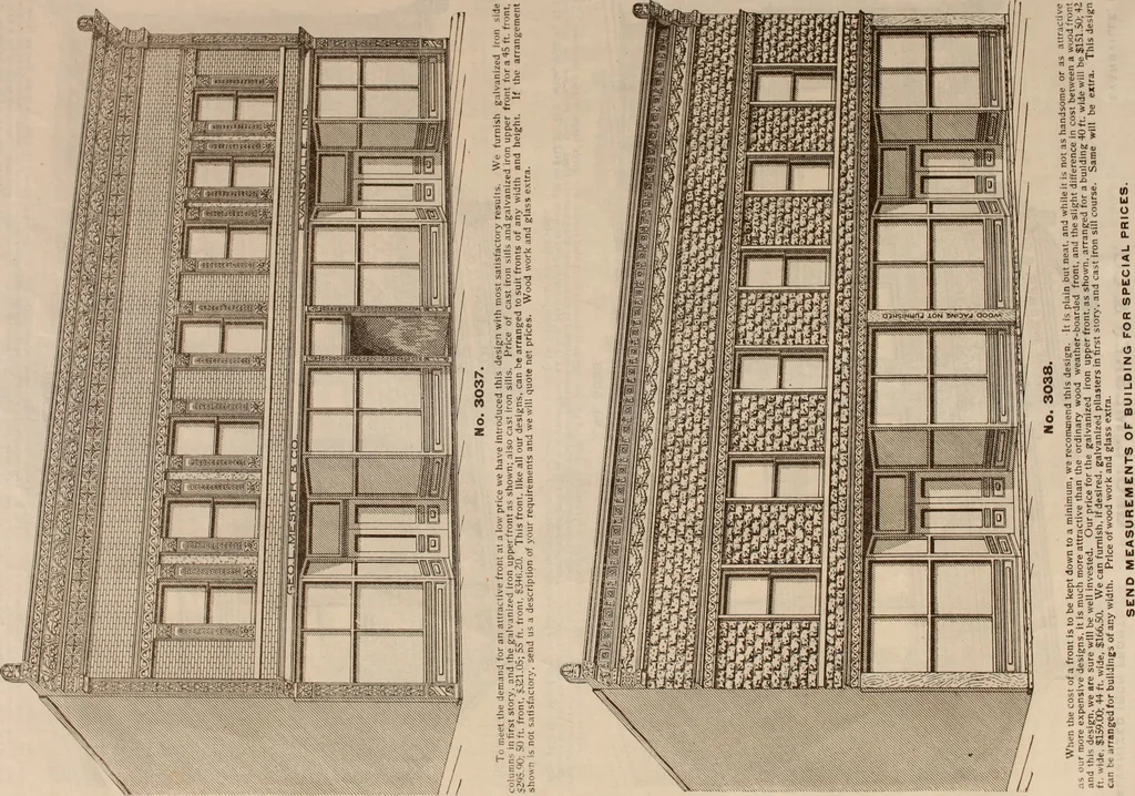An illustration from Store fronts : our specialties: cast iron, steel, galvanized iron, woodwork, wrought iron., 1904, leaf 17