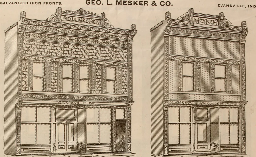 An illustration from Store fronts : our specialties: cast iron, steel, galvanized iron, woodwork, wrought iron., 1904, leaf 20