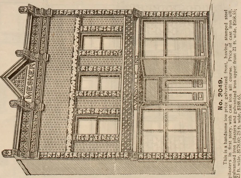 An illustration from Store fronts : our specialties: cast iron, steel, galvanized iron, woodwork, wrought iron., 1904, leaf 20