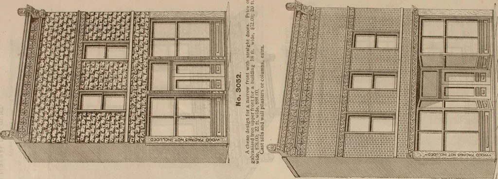 An illustration from Store fronts : our specialties: cast iron, steel, galvanized iron, woodwork, wrought iron., 1904, leaf 21