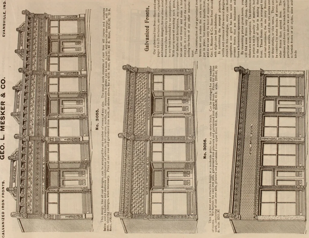 An illustration from Store fronts : our specialties: cast iron, steel, galvanized iron, woodwork, wrought iron., 1904, leaf 22