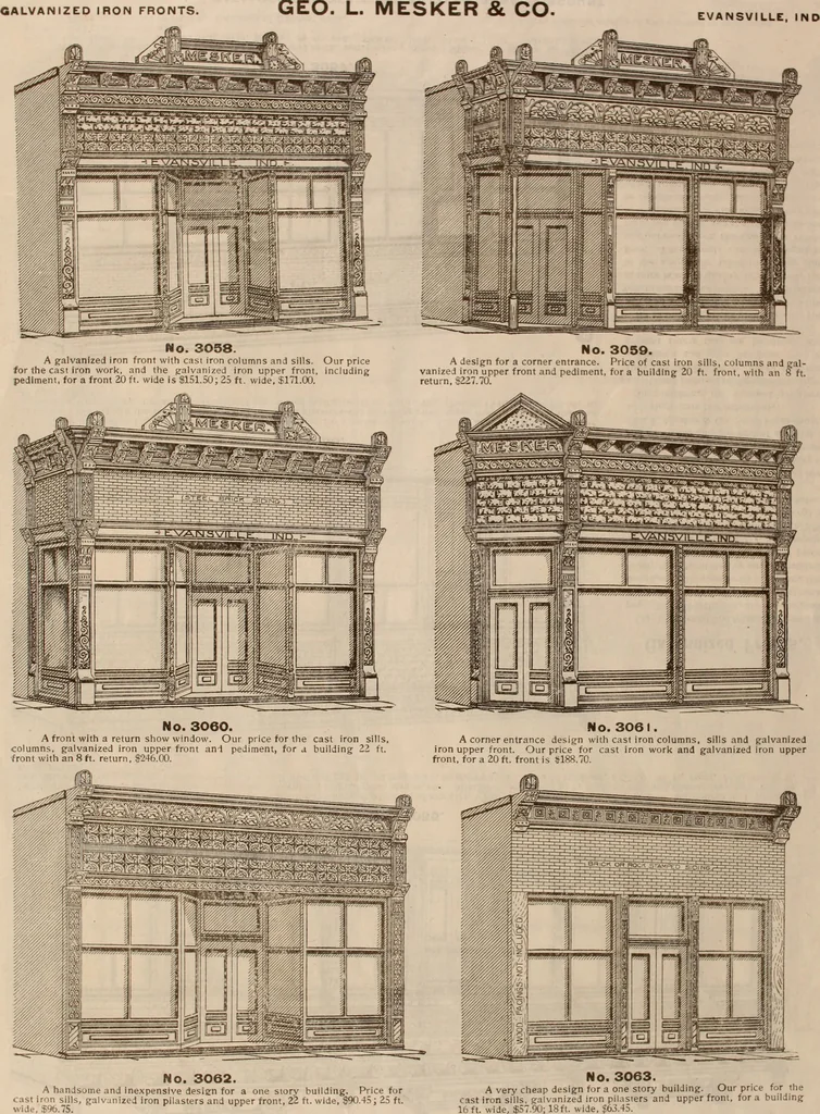 An illustration from Store fronts : our specialties: cast iron, steel, galvanized iron, woodwork, wrought iron., 1904, leaf 23