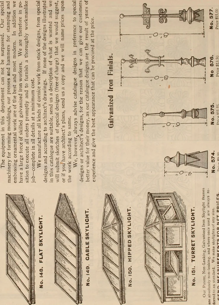 An illustration from Store fronts : our specialties: cast iron, steel, galvanized iron, woodwork, wrought iron., 1904, leaf 28