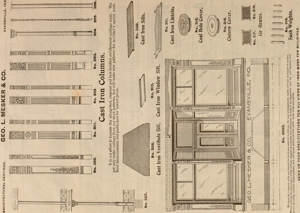 An illustration from Store fronts : our specialties: cast iron, steel, galvanized iron, woodwork, wrought iron., 1904, leaf 33
